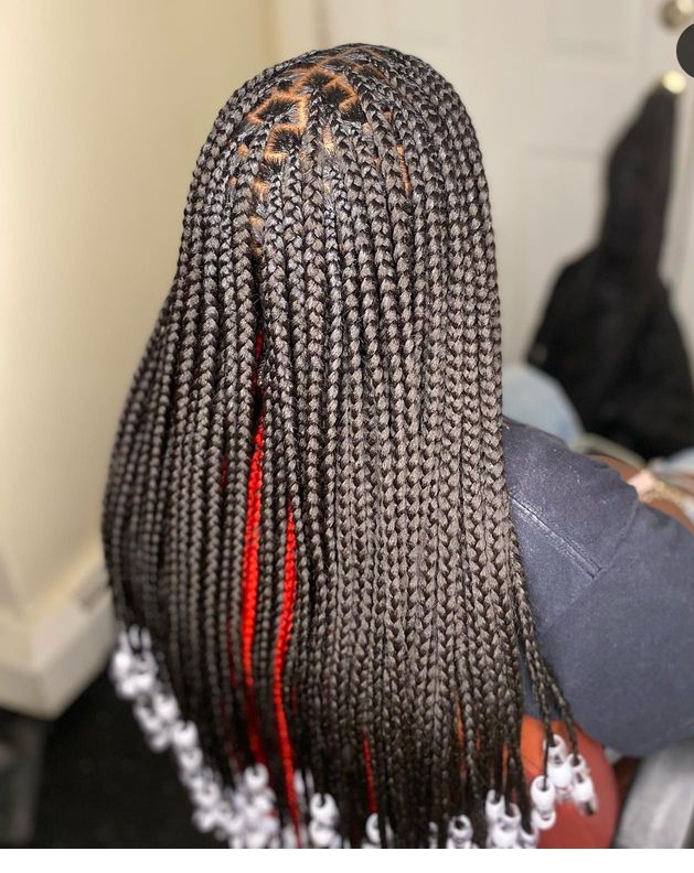 Beautiful Knotless braids pictures